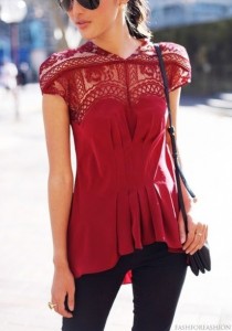 e26q0n-l-610x610-blouse-red-blouse-crochet-top-pleated-shirt-red-shirt-lace-top-cute-t-shirt